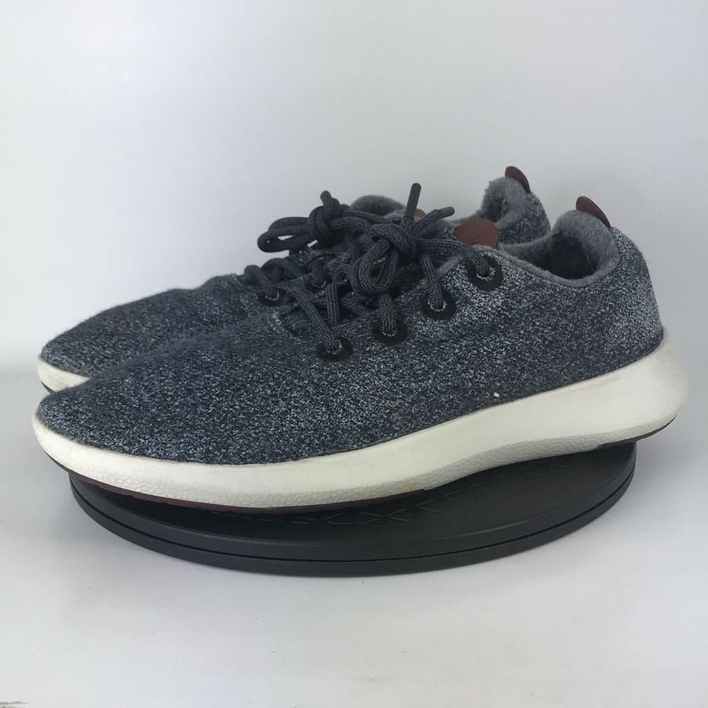 Allbirds Wool Runner Mizzles Gray/White Athletic Running Shoes Men's Size 13